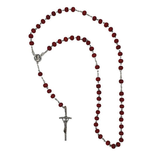 Padre Pio Wood Perfumed Rosary