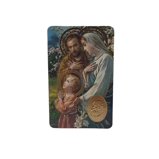 Holy Family Prayer Card