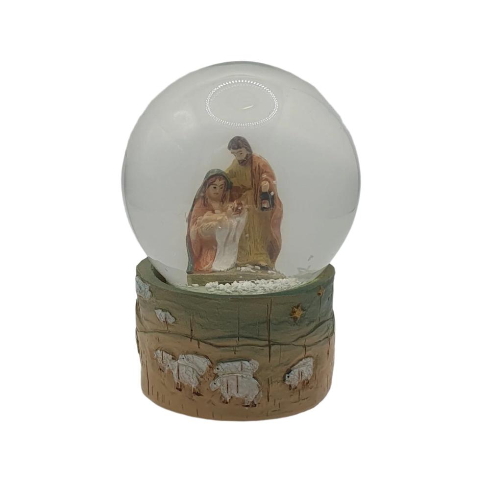 Nativity Holy Family 3" Waterball: A Christmas Snow Globe