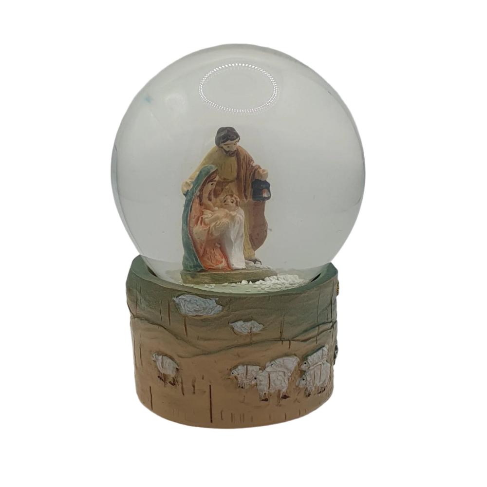 Nativity Holy Family 3" Waterball: A Christmas Snow Globe