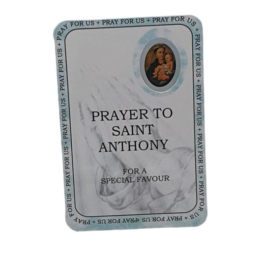 St Anthony Prayer Card - Prayer for a Special Favour