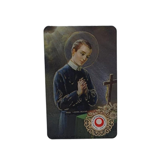 St Gerard Majella Relic Prayer Card with Prayer for Safe Delivery