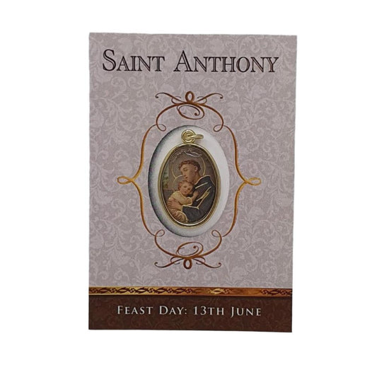 Saint Anthony Medal Card
