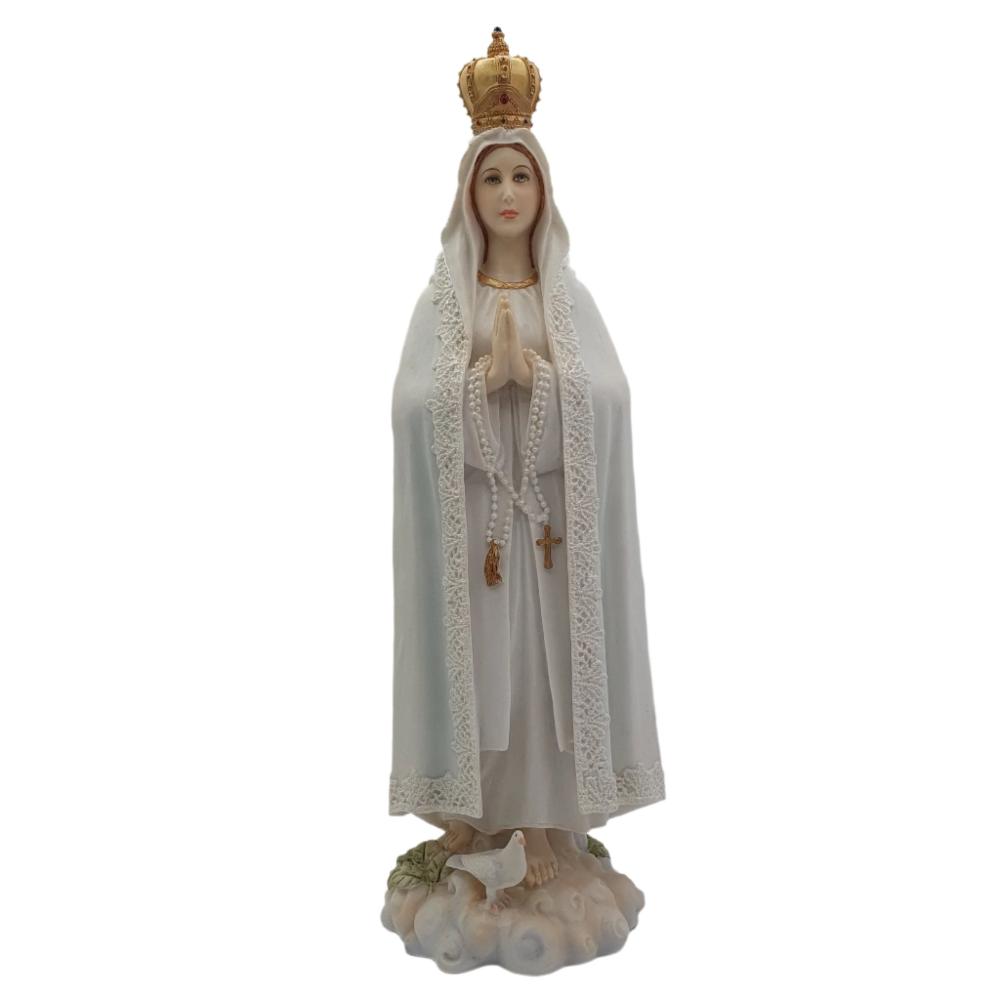 10.5" Veronese Our Lady of Fatima Resin Statue