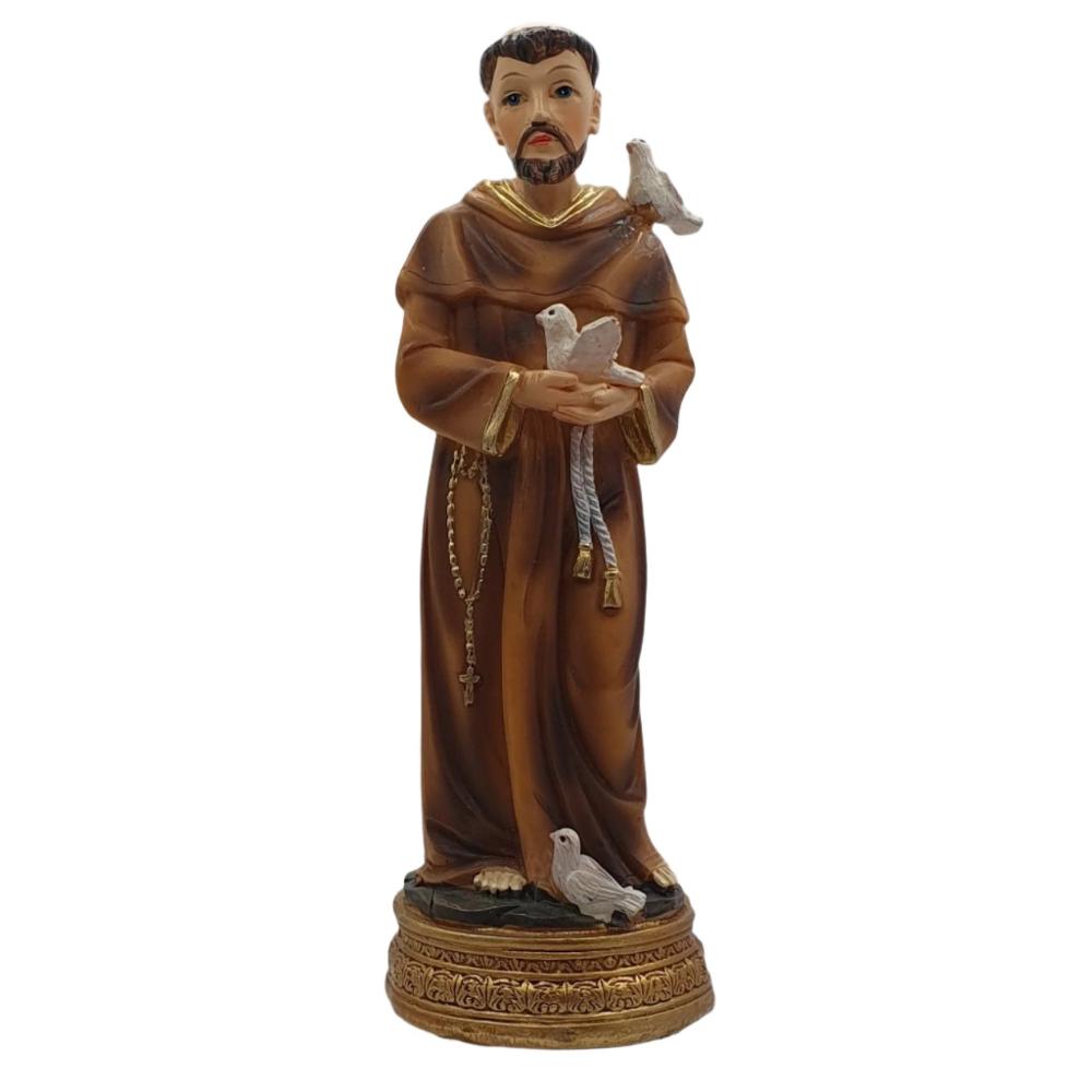 5" Renaissance St Francis Resin Statue