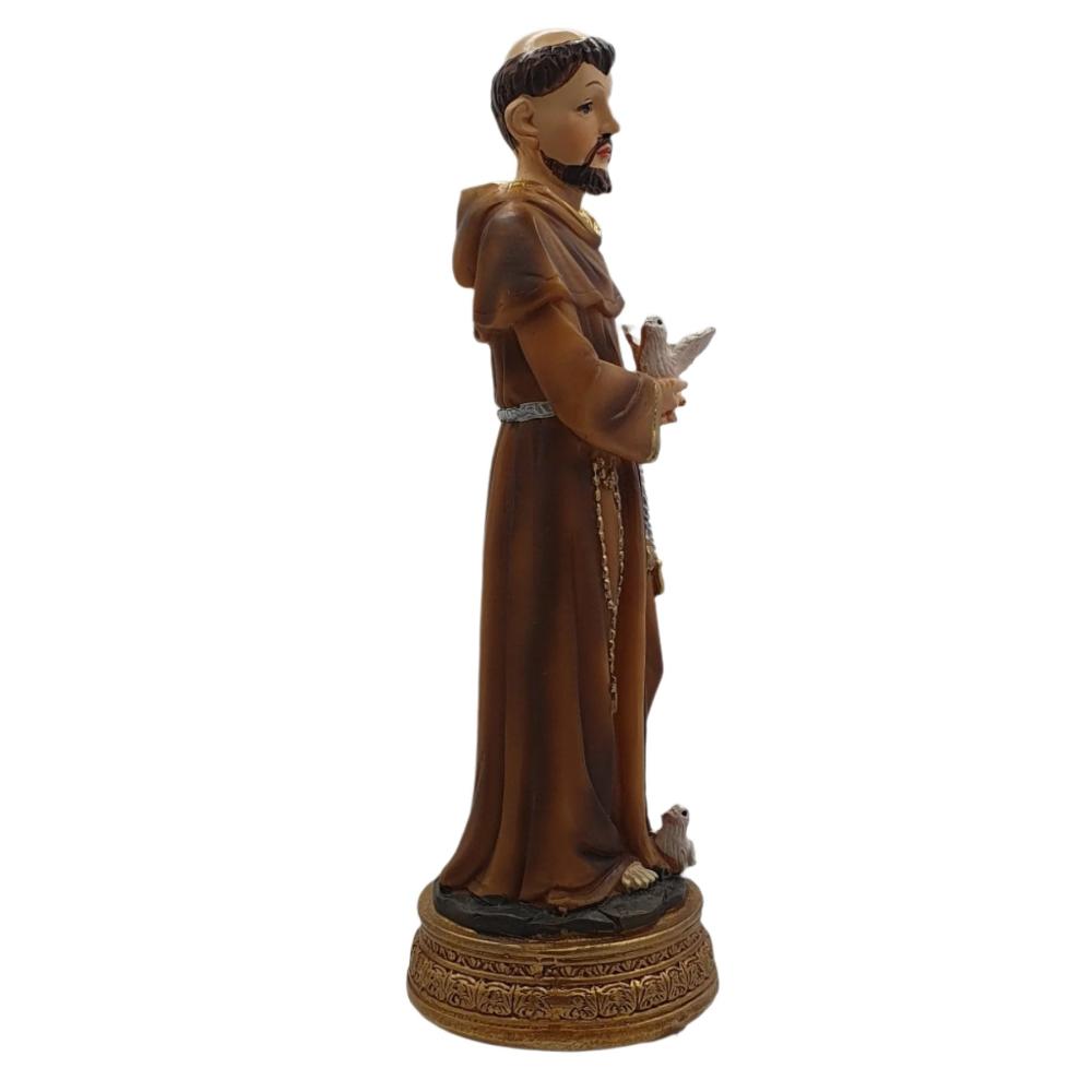 5" Renaissance St Francis Resin Statue