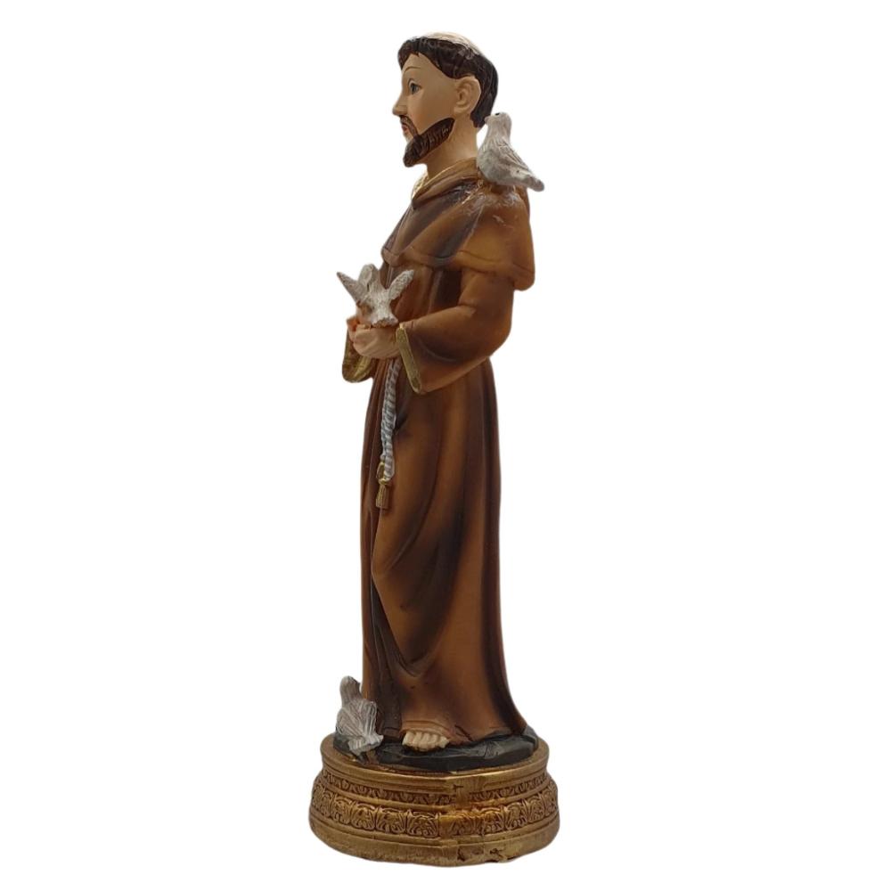 5" Renaissance St Francis Resin Statue