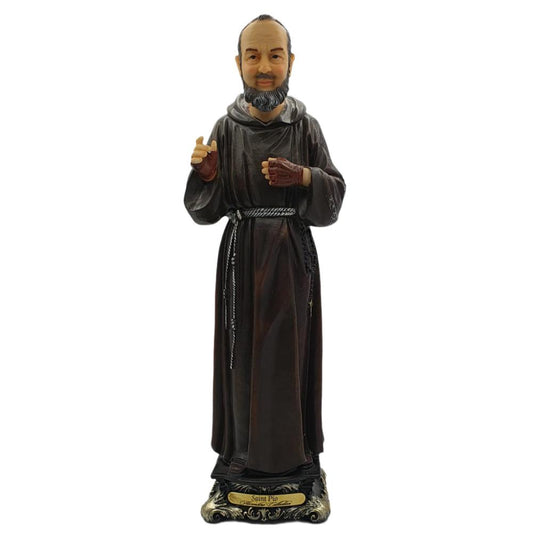 12" St Padre Pio Statue