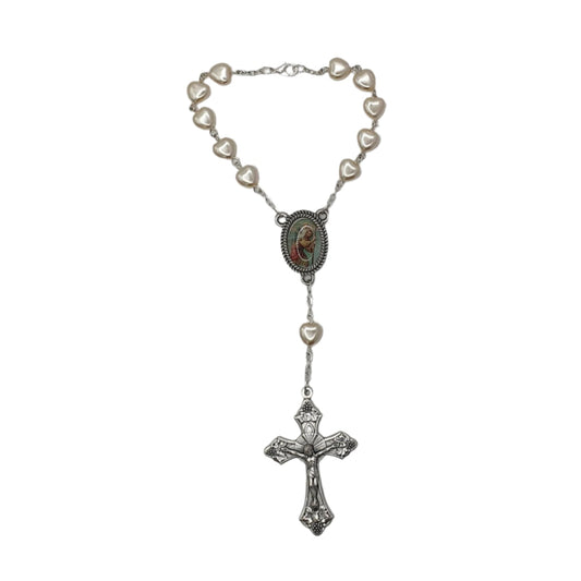 Single Decade Pearl Car Rosary