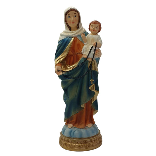 8" Renaissance Madonna of the Rosary Statue