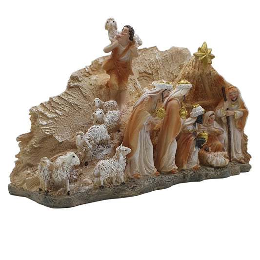 Resin Nativity Sheep - 8 Inch