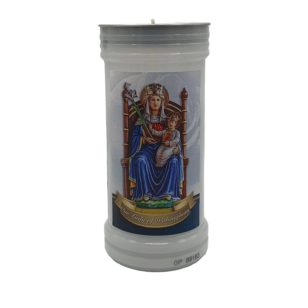 Our Lady of Walsingham Pillar Candle