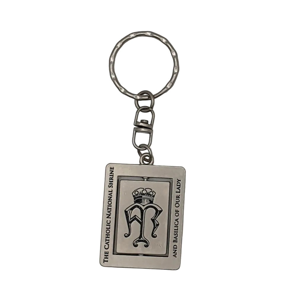 Our Lady of Walsingham Spinning Keyring