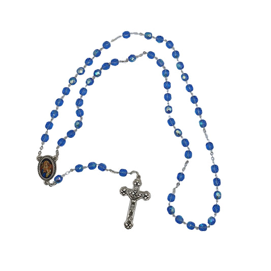 Our Lady of Walsingham Strong Full Rosary - Blue