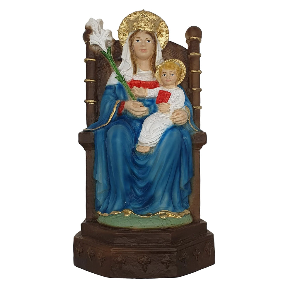 Our Lady of Walsingham Coloured Resin Statue 22cm