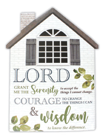 Porcelain Plaque - Serenity Prayer