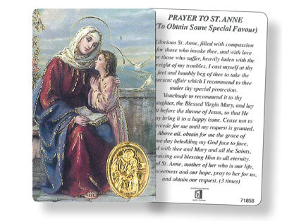 St. Anne Prayer Card