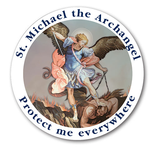 ST MICHAEL CAR STICKER 72986