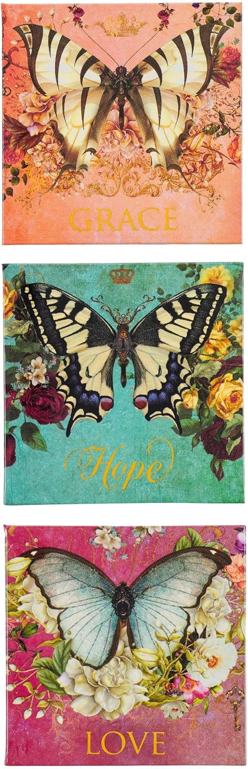 Butterfly Magnet Set - Grace, Hope & Love