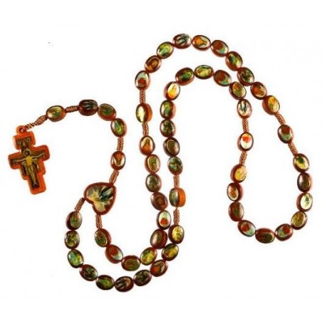 Saints Wooden Rosary