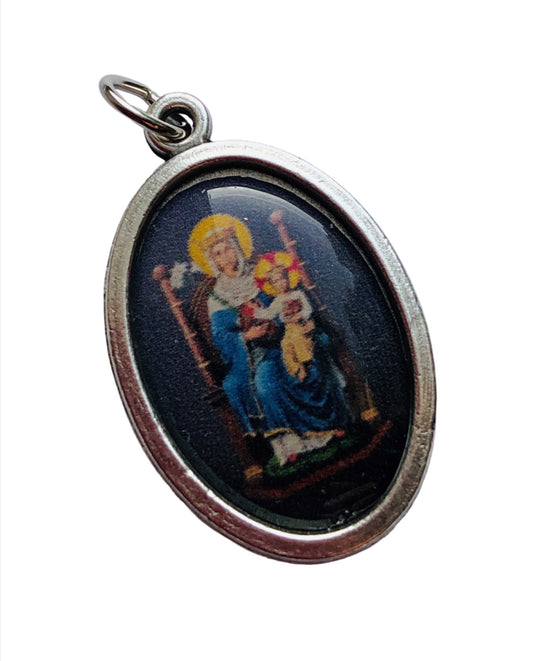 Our Lady of Walsingham Coloured Medal