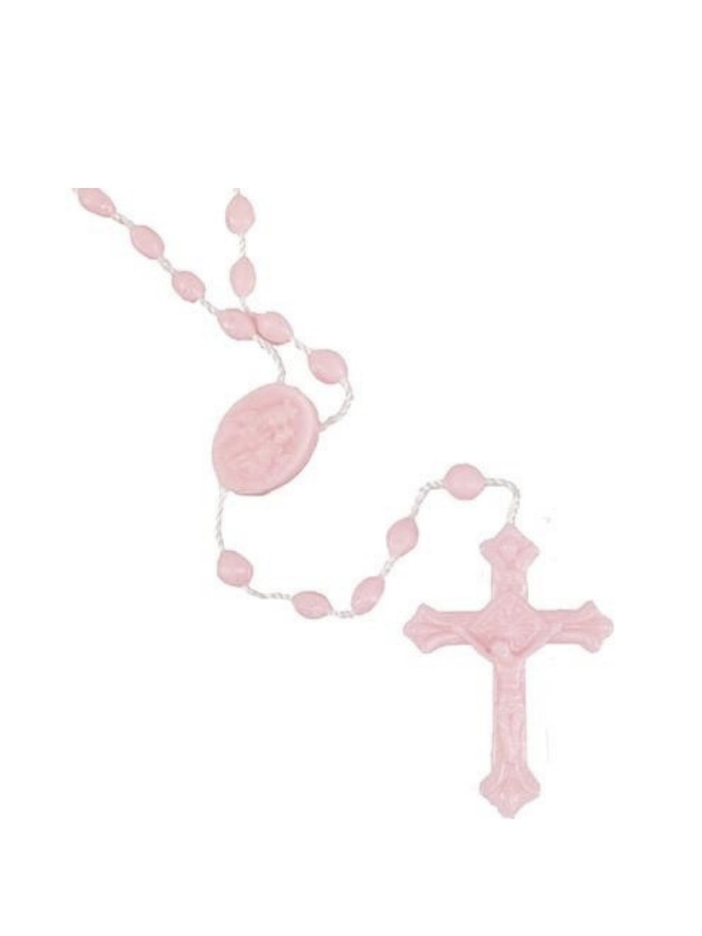 Pink Plastic Rosary