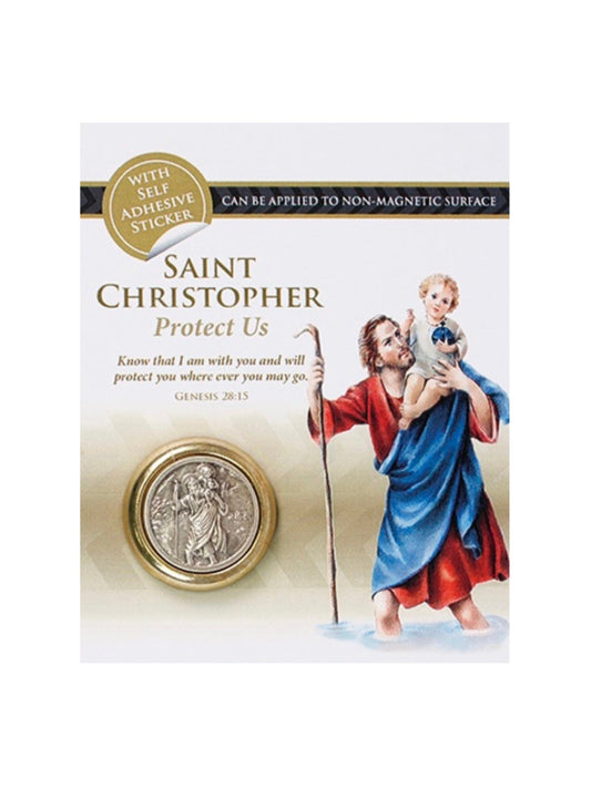 Saint Christopher Car Plaque