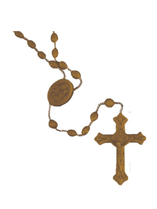 Brown Plastic Rosary